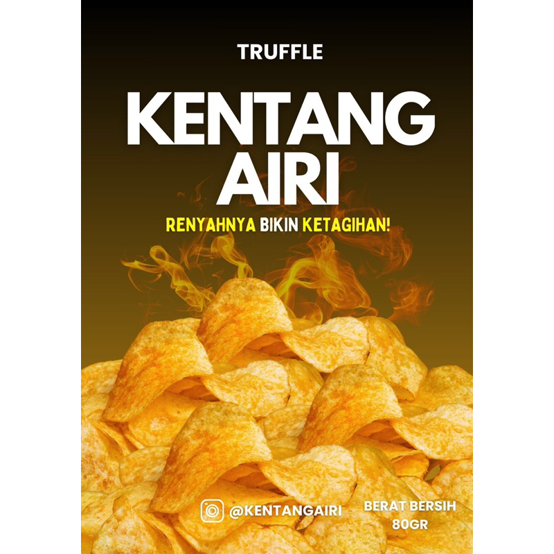 

KENTANG AIRI Keripik Kentang Premium 80 GRAM - Truffle