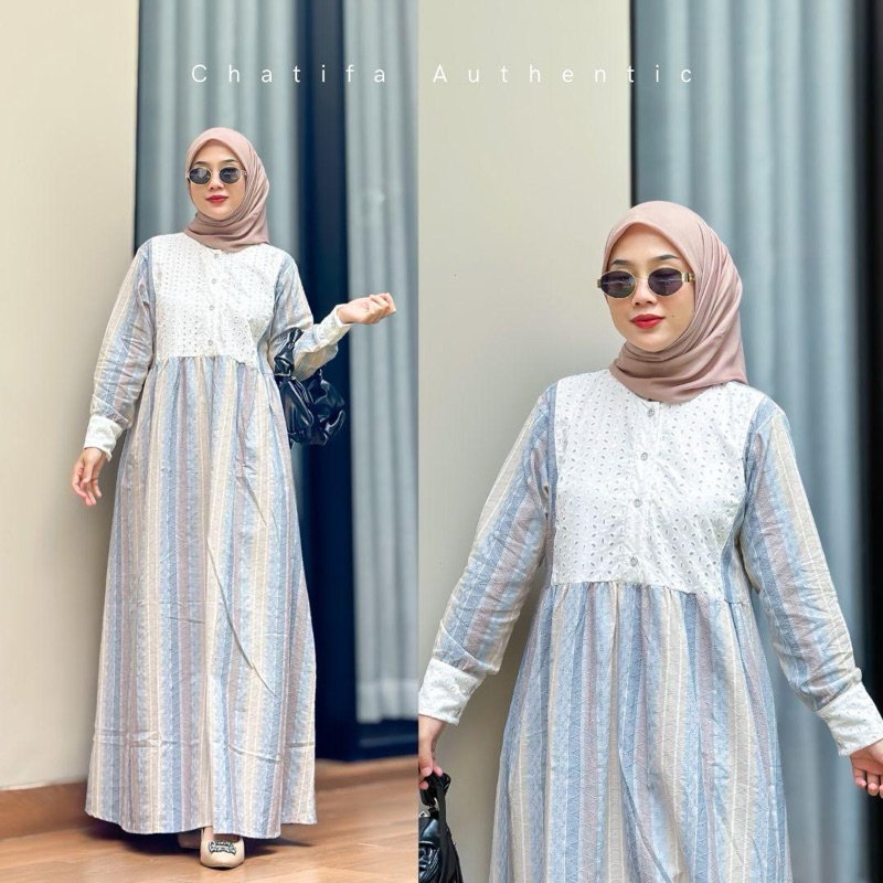 gamis ivana dress chatifa autentic