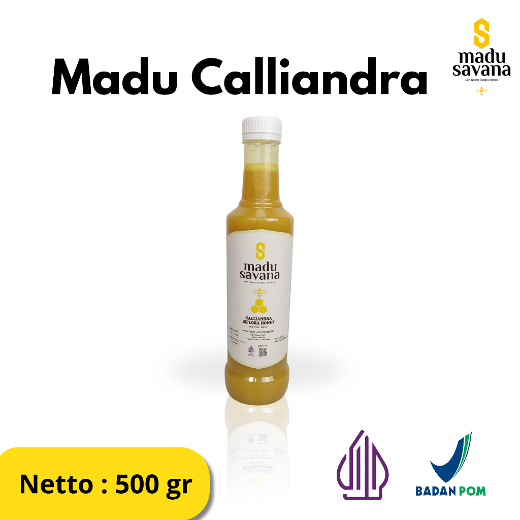 

MADU SAVANA Honey 500g | Nektar CALIANDRA PREMIUM 100% Alami Pure Natural Raw Honey