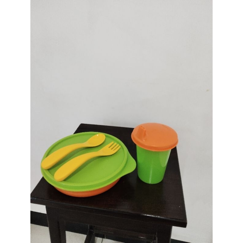 Tupperware tiwi kids peralatan makan anak set