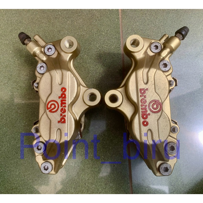 

kaliper brembo axial 4 piston 2 pin ori Gold