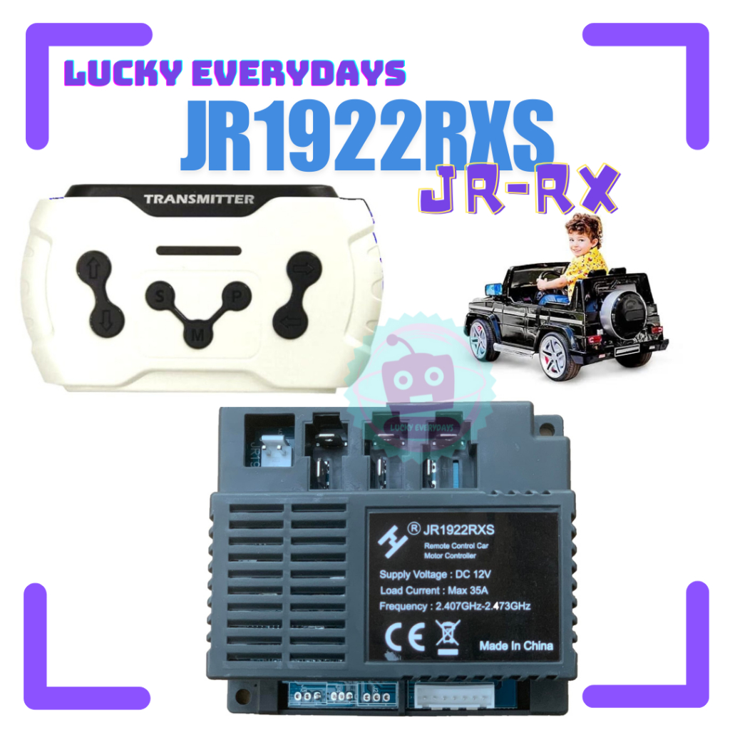 RECEIVER REMOT JR1922RXS 12VOLT 35A MOBIL MAINAN AKI ANAK REMOT CONTROL MODUL PCB IC REMOT CONTROL M