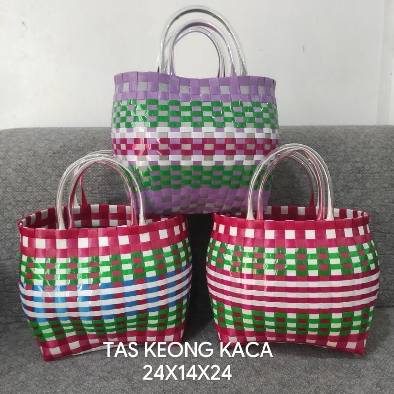 

TAS KEONG KACA 24X14X24 Kapasitas muat 5kg Gula