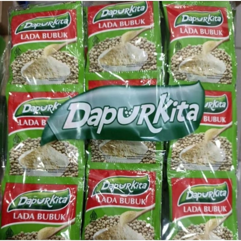 

[1PACK=6RENTENG@12SACHET=72PCS] DAPUR KITA LADAKU MERICA BUBUK