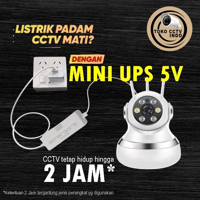 MINI UPS 5V Untuk Wifi Camera CCTV