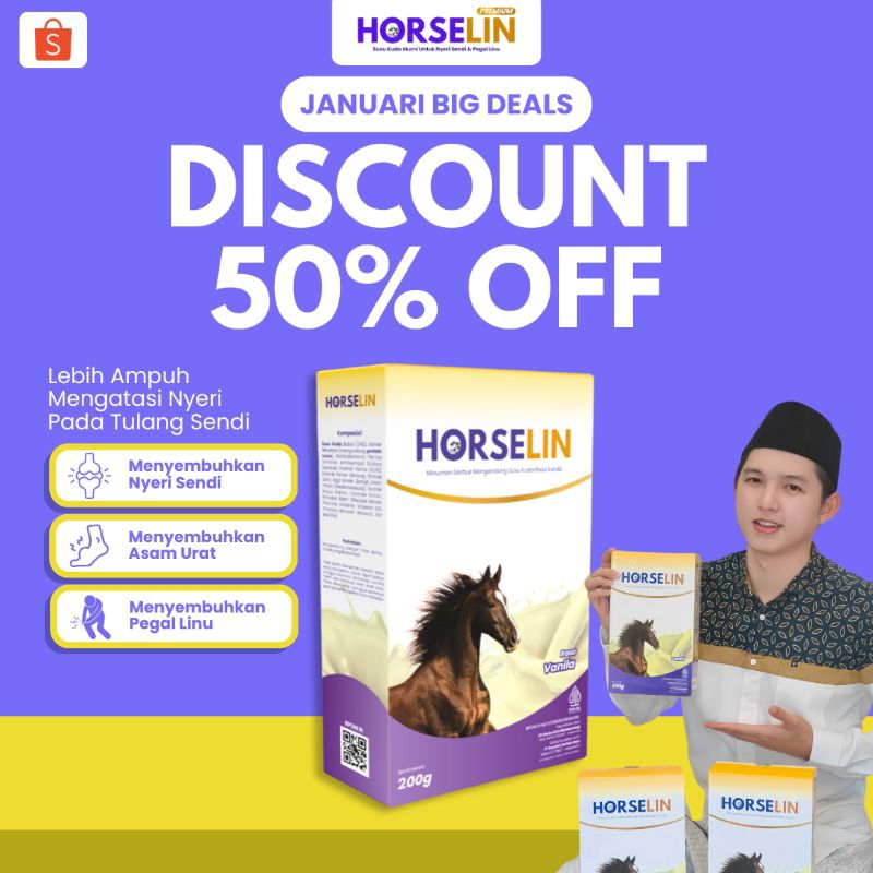 

HORSELIN Susu Kuda Liar Sumbawa Nutrisari Untuk Penderita Asam Urat Nyeri Sendi Tulang Dan Suplemen Kesehatan
