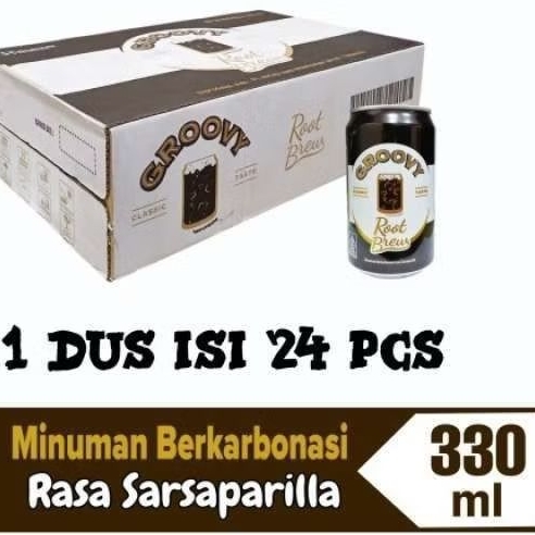 

Groovy Root Beer Dus Minuman Berkarbonasi Rasa Sarsaparilla 330ml