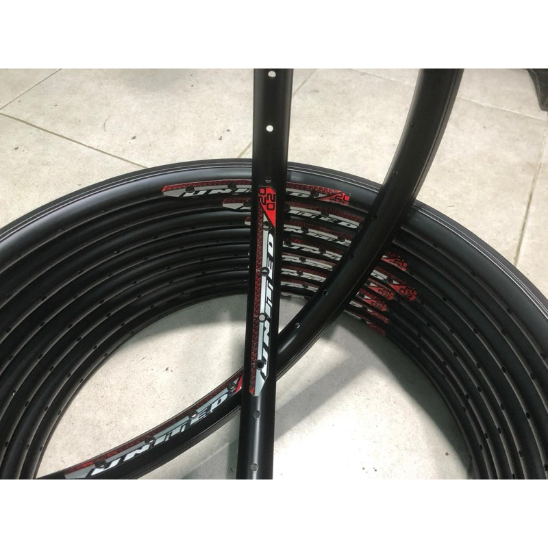Rims Velg alloy BMX 20 36H United Double Wall Tumpuk
