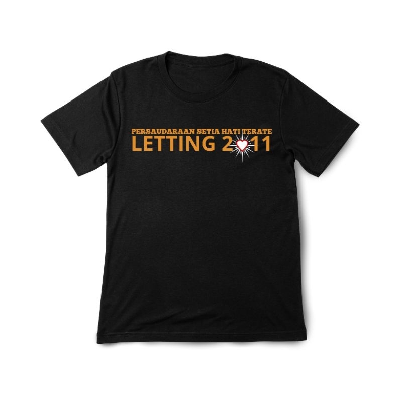 KAOS PSHT LETTING 2011-2019 KEREN MURAH COMBED 30S