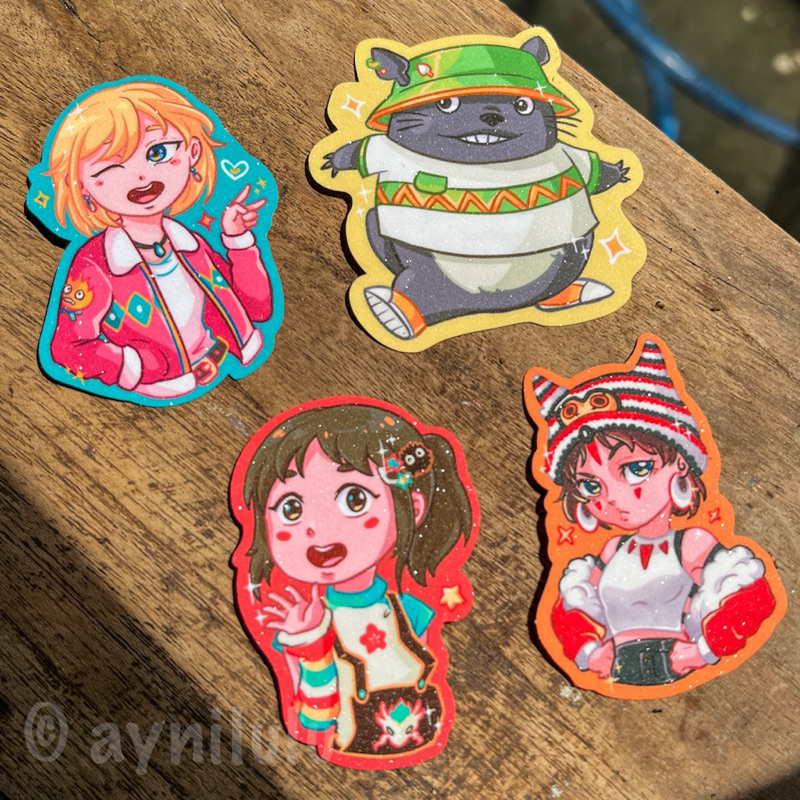 

Ghibli Pop Stickers by AyniLulu