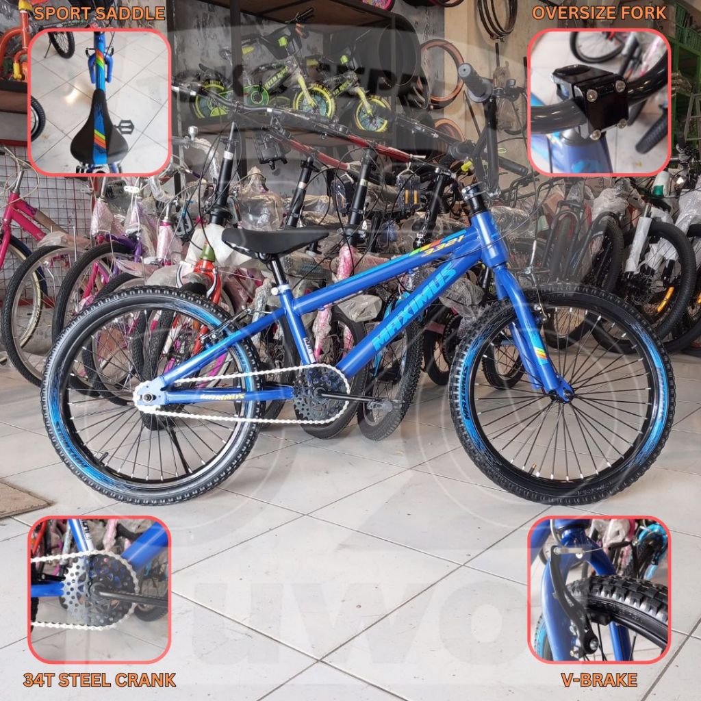 Sepeda Murah untuk Anak umur 7-8 tahun UKURAN BMX 20 BMX 2.125 berbagai Merk