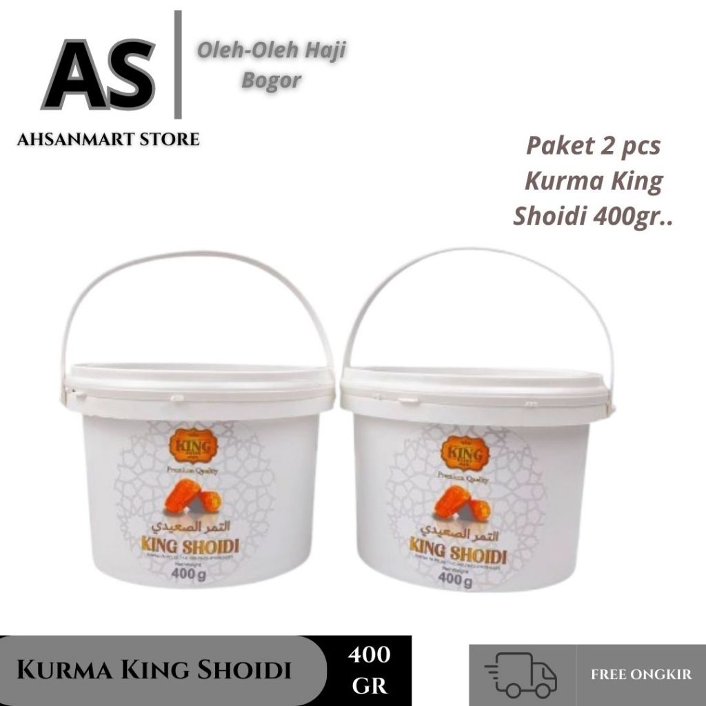 

Kurma Shoidi 400gr Kurma King Shoidi Kemasa Ember PAKET 2 Pcs