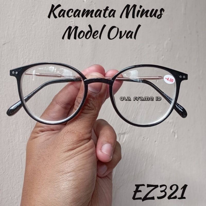 Kacamata Minus Model Oval/Kacamata Minus Untuk Pria dan Wanita