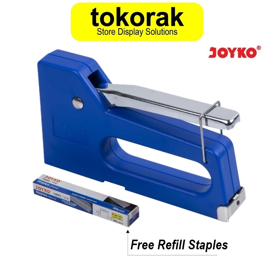 

STEPLER TEMBAKAN STAPLES GUN TACKER 13 / 8 JOYKO GT 700 GUNTACKER JOK 13/8 STEPLER TEMBAK GT700