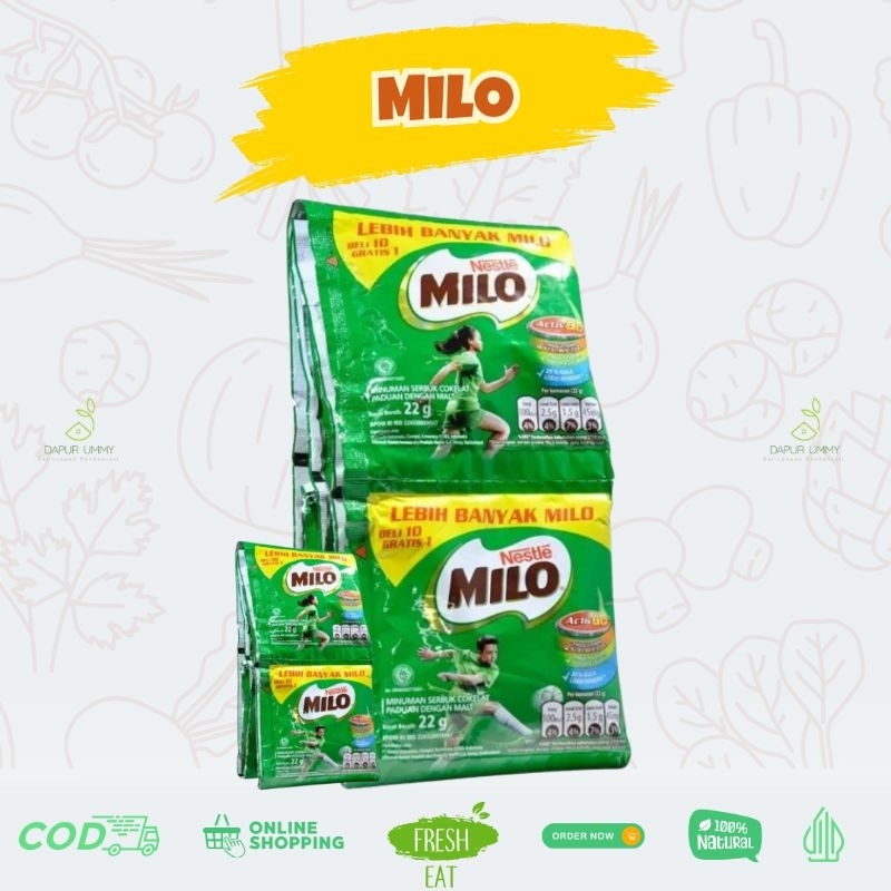 

MILO | Minuman Serbuk Coklat 22g 1 renteng