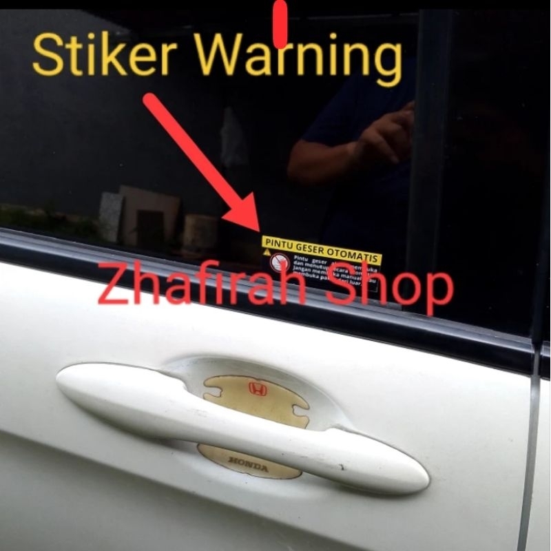 Stiker Warning PSD Mobil Murah Meriah ( Freed, Serena, Alphard , dll )