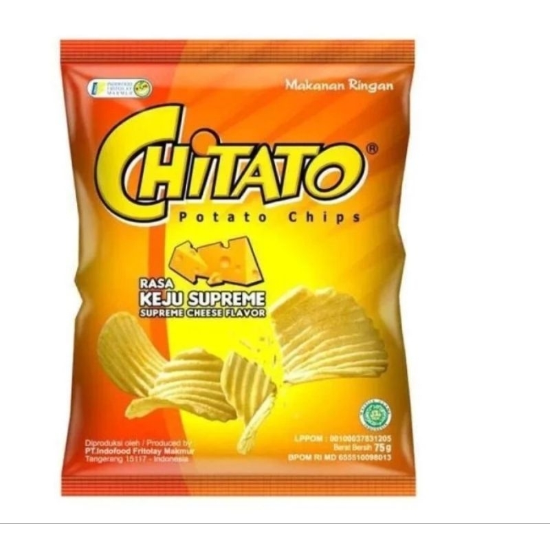 

Snack Ciki Chitato rasa Keju