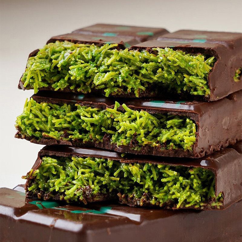 

coklat Dubai mini kunafa pistachio