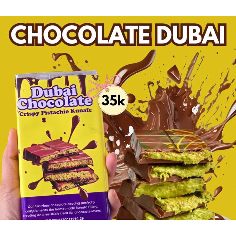 

Coklat dubai pistacio kunafe
