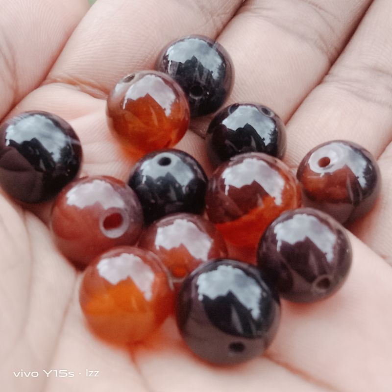 Butiran tasbih dan gelang batu sulaiman yaman 12 mm