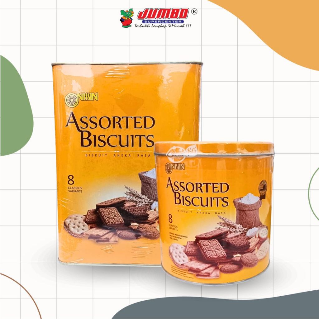 

Nissin Assorted Biscuits Kuning Kaleng - Hampers / Snack