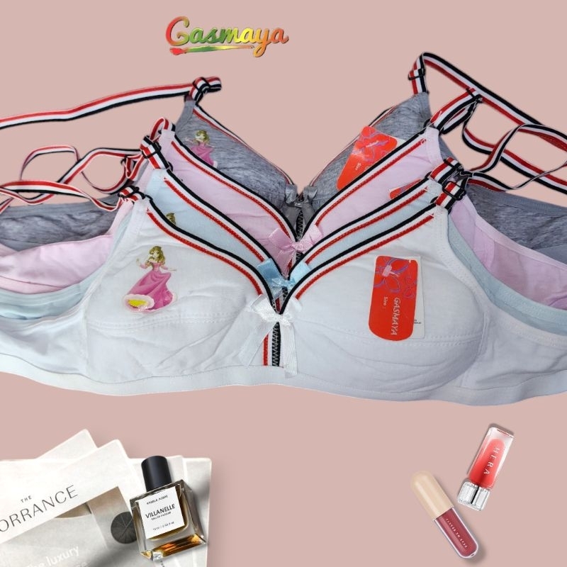 GASMAYA 587 D | Size 32 - 36 | Bra remaja tanpa Busa & kawat