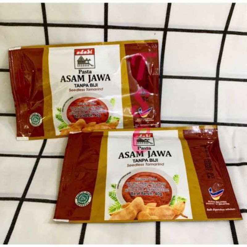 

Asam Jawa Tanpa Biji Adabi Tamarind 40 Gr