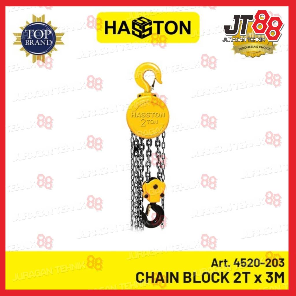 HASSTON PROHEX Chain Block / Takel 2 Ton x 3 Meter (4520-203)