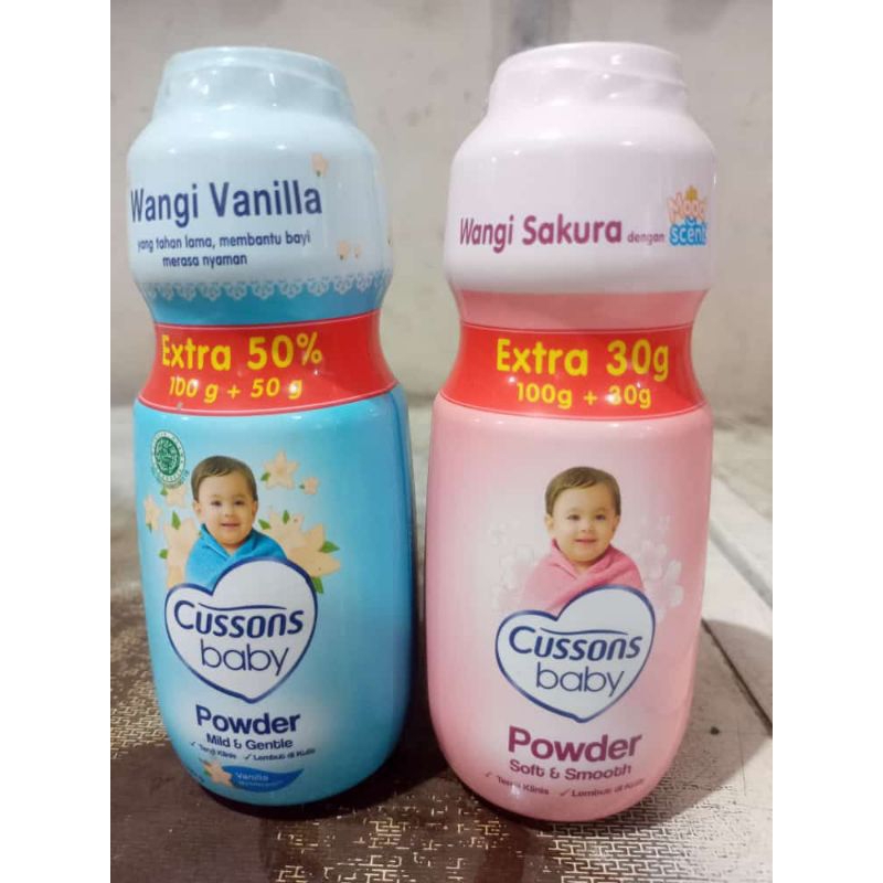 bedak bayi cussons 150gram promo murah