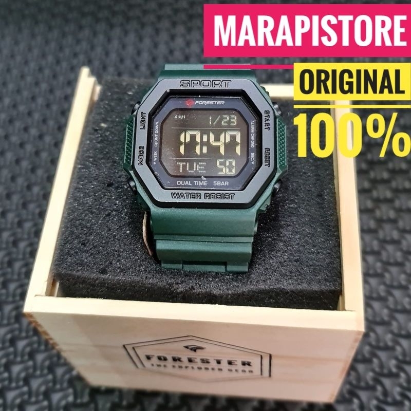 Jam Tangan Pria Digital JTF 2038 Forester Original