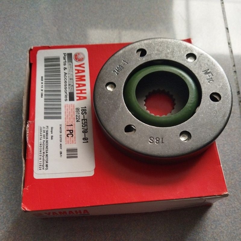 One Way Starter Clutch Assy Rumah Plat Pelor Stater Yamaha Mio J GT Soul GT Fino FI Xride X-Ride Ori