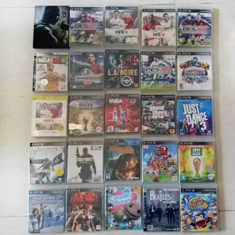 Kaset Game ps2 dan ps3 terlengkap dan murah