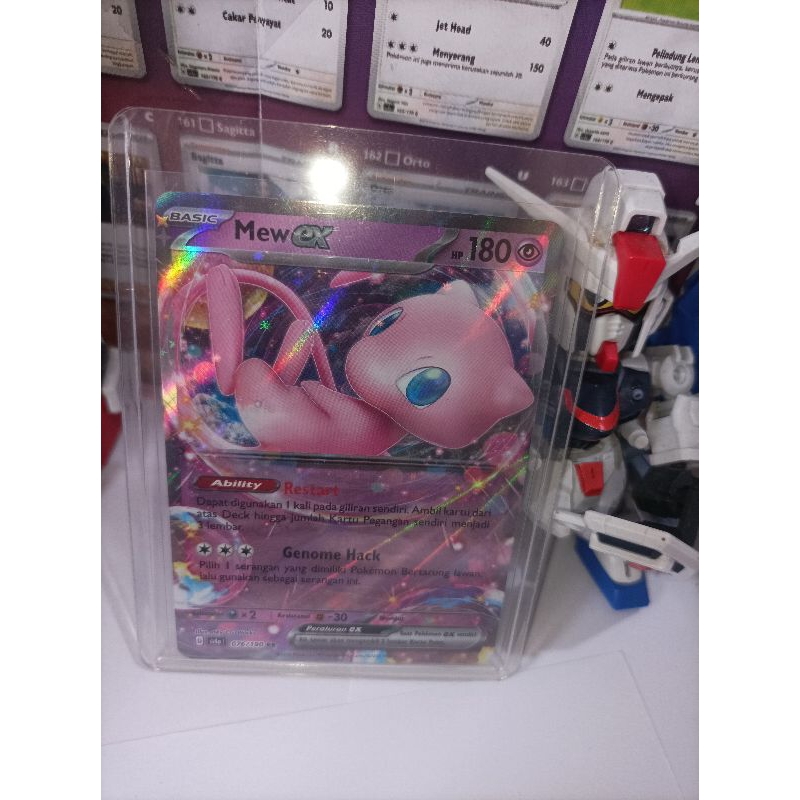 Mew ex 076/190 RR - Hologram Foil - Set Harta Berkilau - Pokemon TCG Indonesia