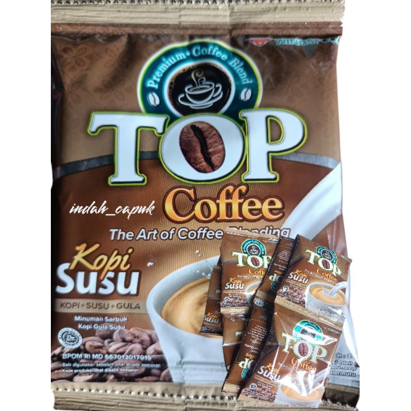 

Kopi Top Susu Gula Renceng isi 12 Sachet