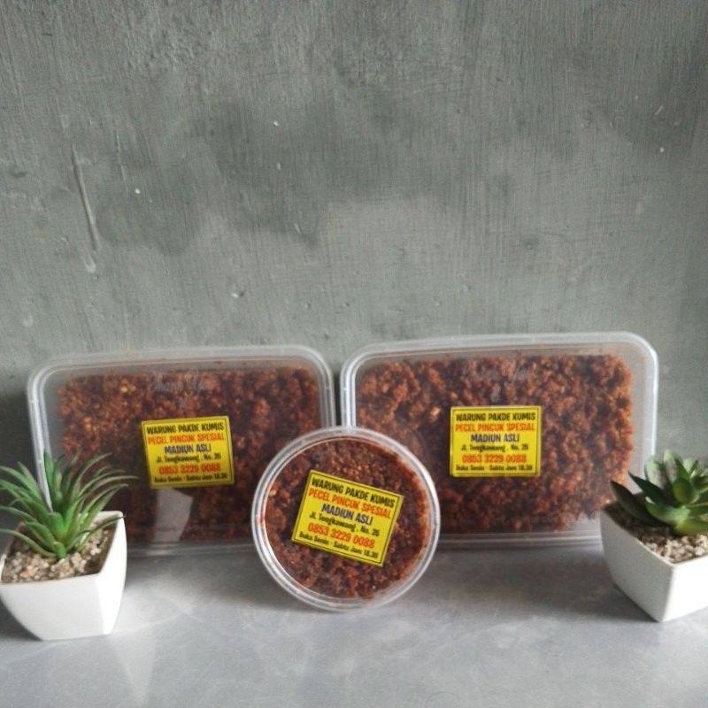 

Sambel Pecel Pakde Kumis Khas Madiun Asli