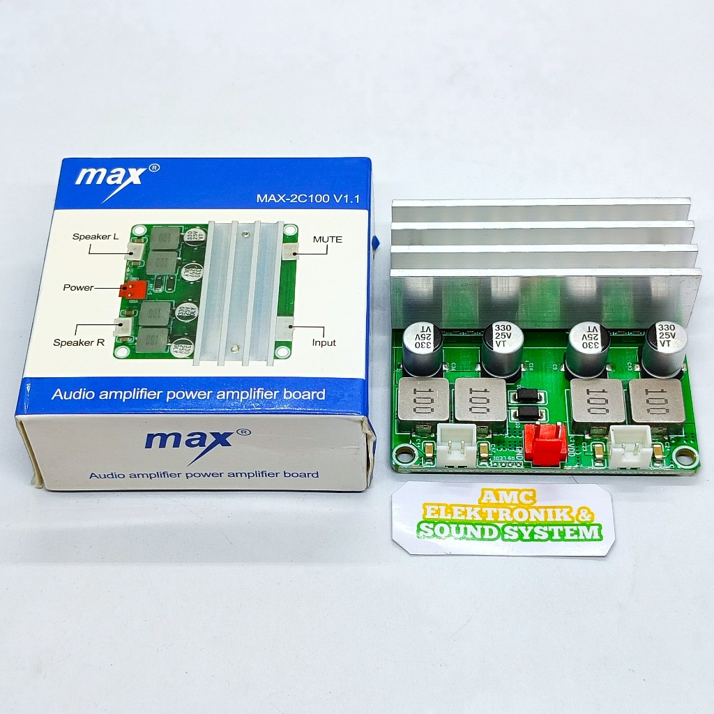 Kit Power Amplifier / Kit Power Mini Class D Dual Channel MAX 2C100