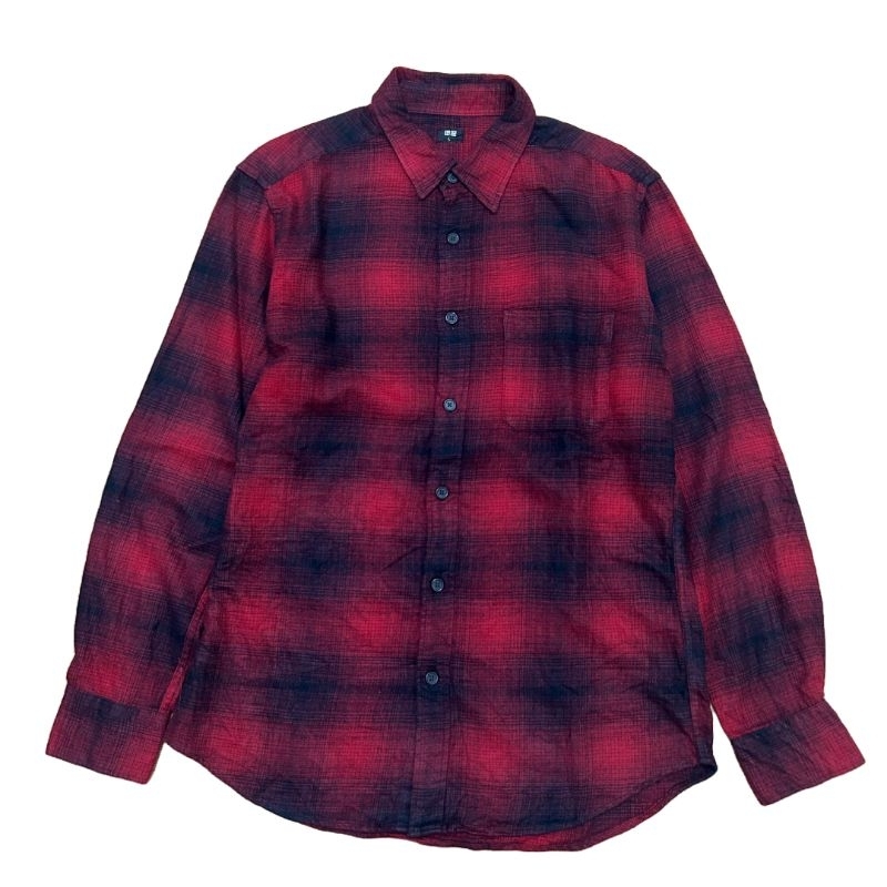 Kemeja Flannel Veterano Uniqlo Second Original
