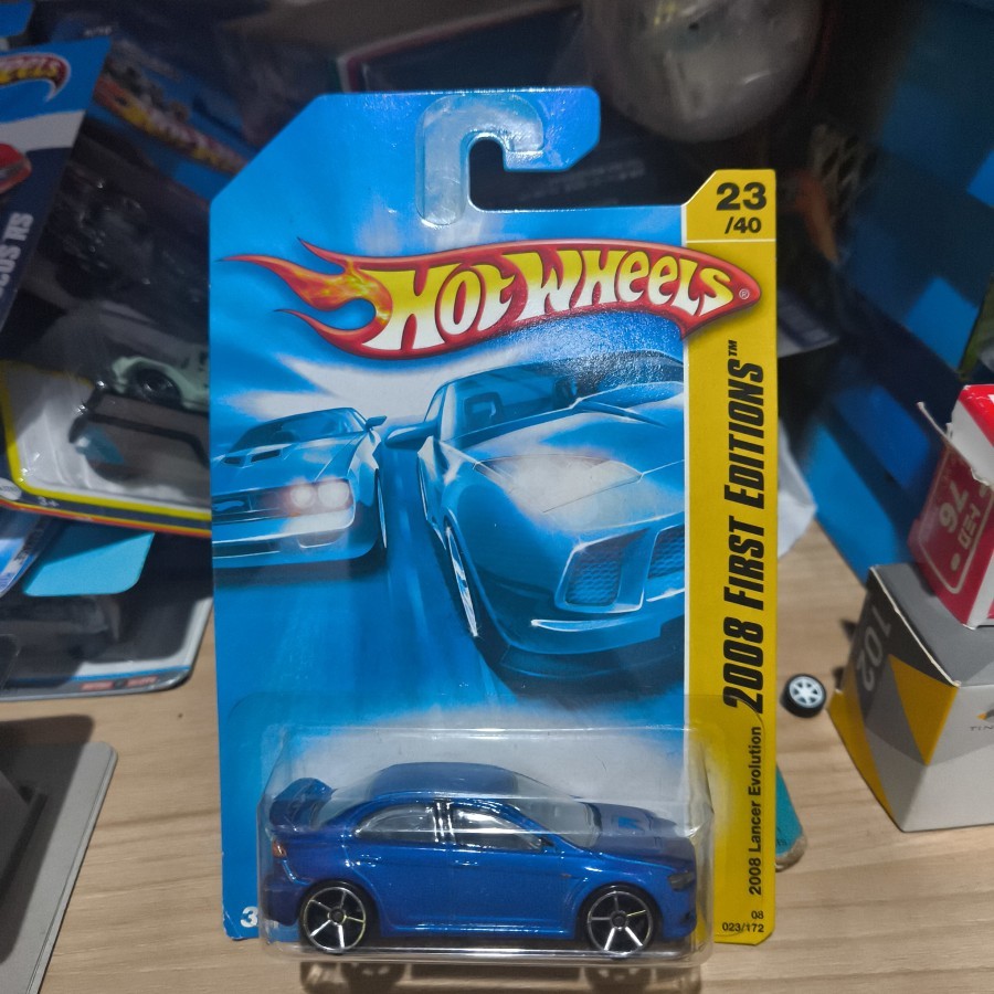 Hot Wheels Mitsubishi Lancer Evolution X Biru 2008 First Edition