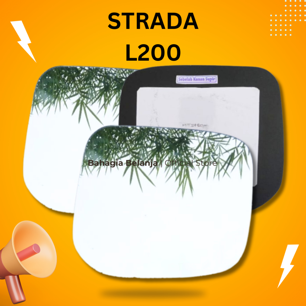 Kaca Spion Sepion Mobil Strada Triton L200  L 200 Kaca Saja