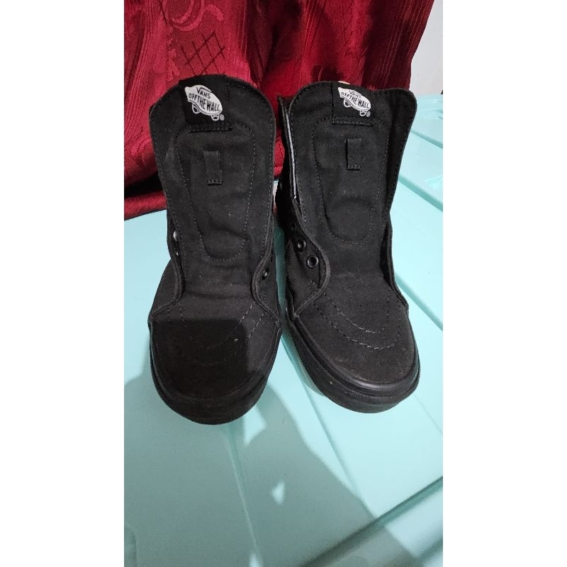Vans High Triple Black 41(26.5cm) second rasa baru 100 original