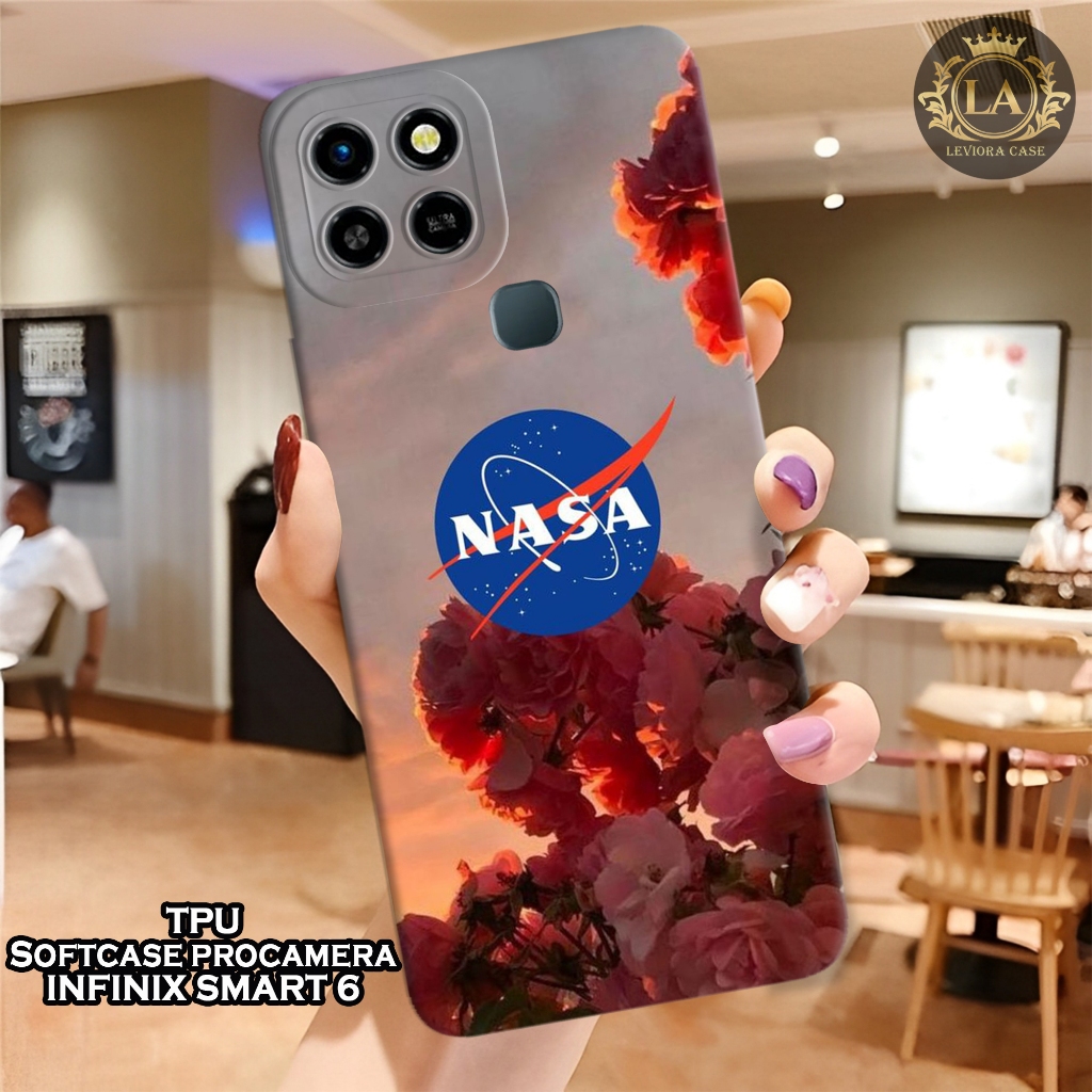 Case Infinix Smart 6 Terbaru - Leviora Case - Fashion Case NASA - Softcase Infinix Smart 6 - Case Pr