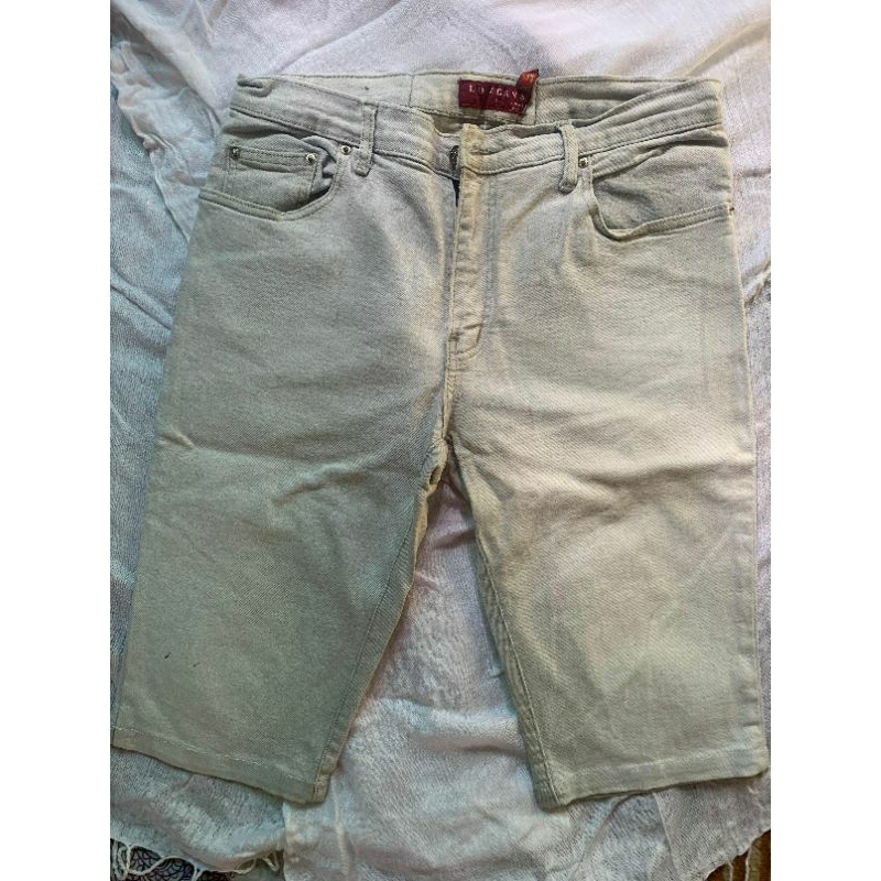 celana pendek jeans pria second
