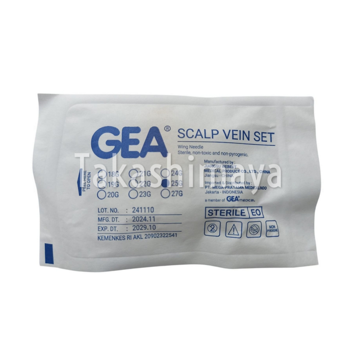 GEA Wing Needle Scalp Vein Set