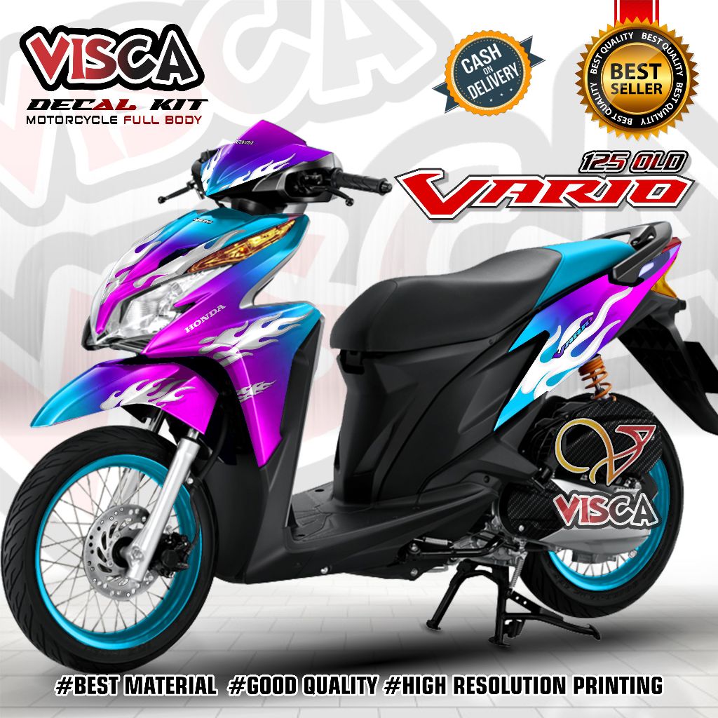 Decal Vario 125 Old Full Body Stiker Vario 125 Old Keren Full Body Striping Vario 125 Old Full Body 