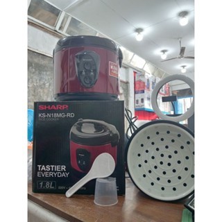 Rice cooker SHARP KS-N18MG-RD