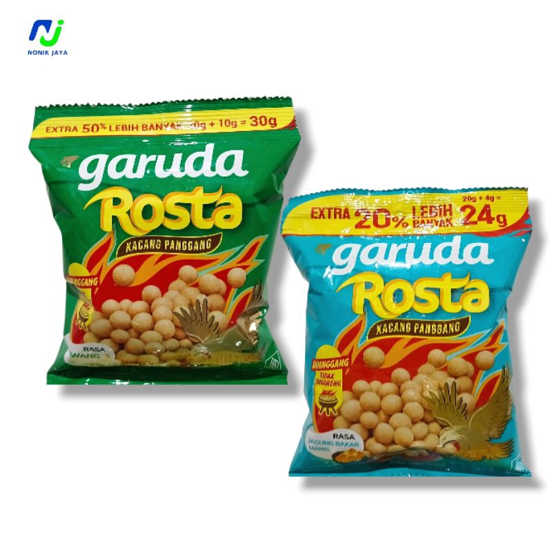 

Garuda Rosta Kacang Panggang Renteng Isi 10 Pcs@20g(KEMASAN LEBIH BESAR ISI LEBIH BANYAK)