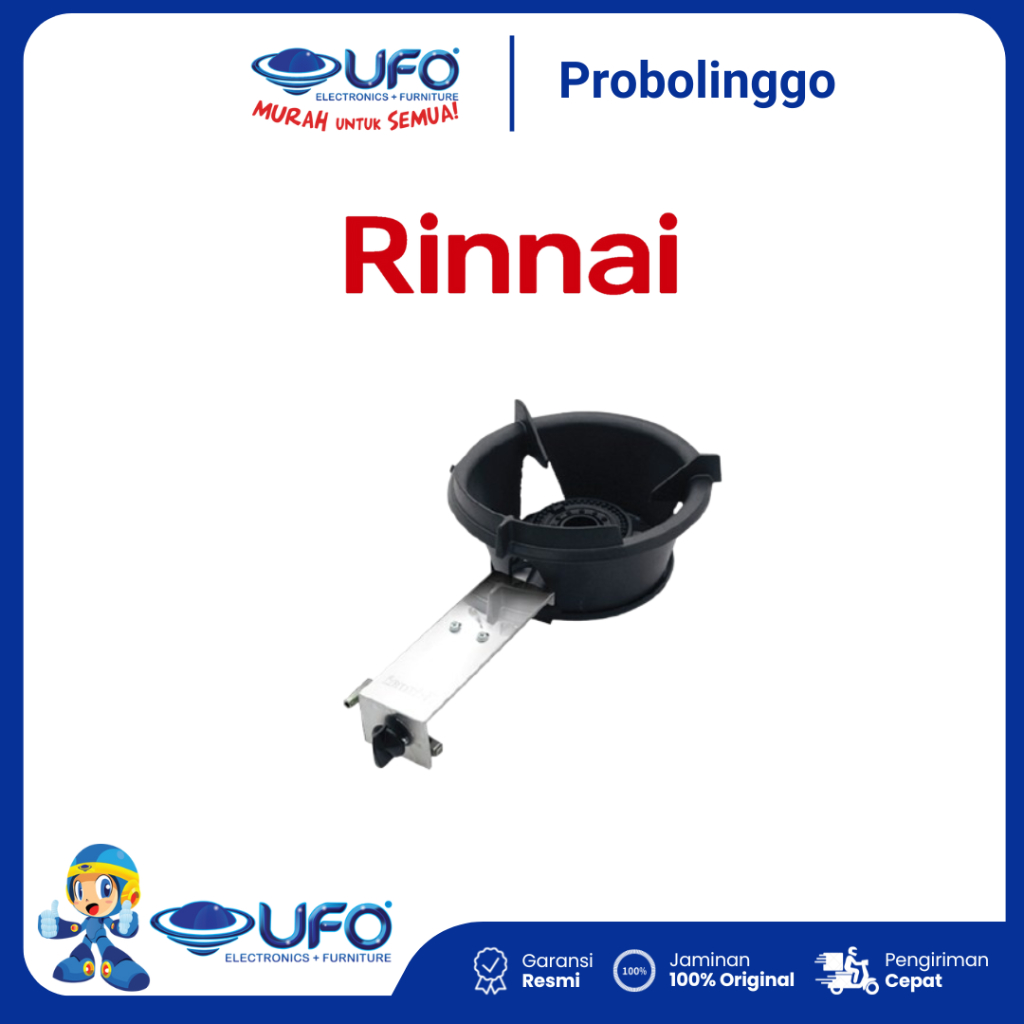 RINNAI KOMPOR GAS 1 TUNGKU HIGH PRESSURE API BESAR