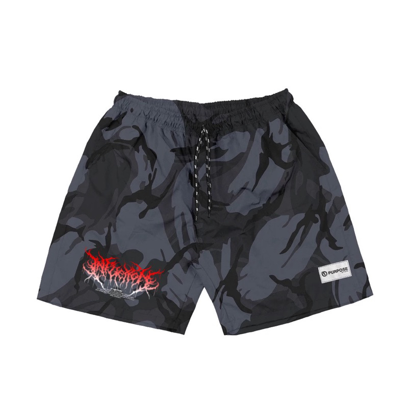 Rofad - Celana Pendek Loreng - Color - Boardshort Despo Army Pria