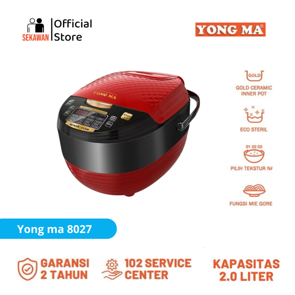 YONG MA | Digital Rice Cooker / MAGIC COM SMC 8027 NEW