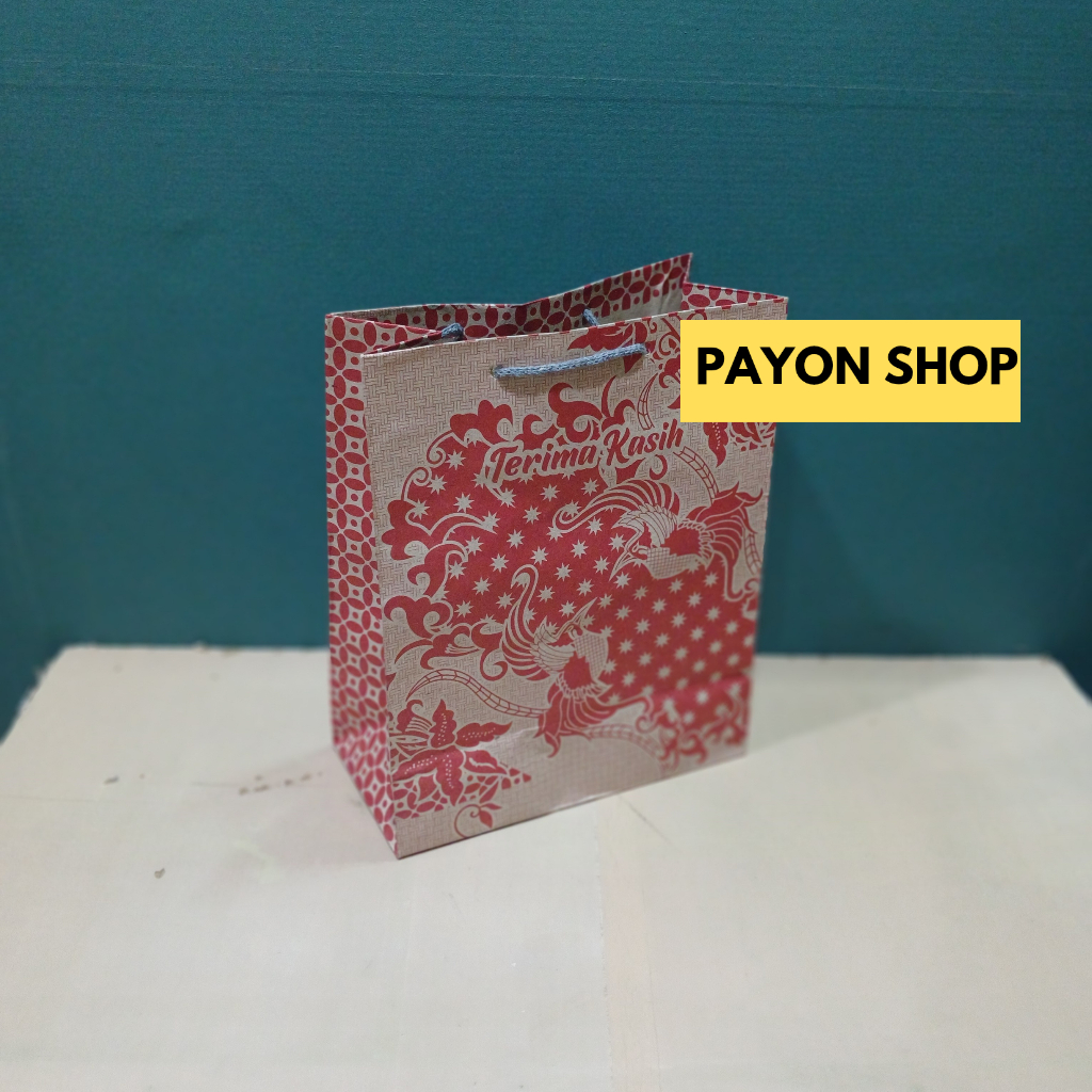 

Paper Bag Hajatan Terima Kasih Merah